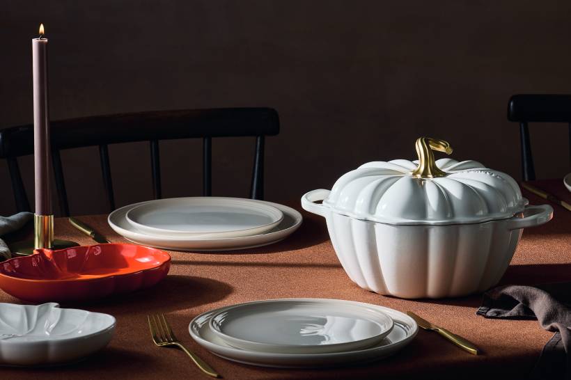 Pumpkin dinnerware set on sale